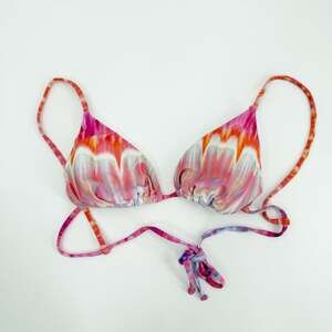 BASTA SURF Bikini Top Size Small NEW Triangle String Tie Dye Swim Beach NWOT